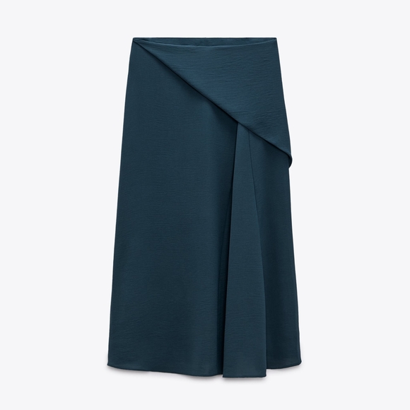 ZARA FLUID FLYAWAY SKIRT - Picture 4 of 6